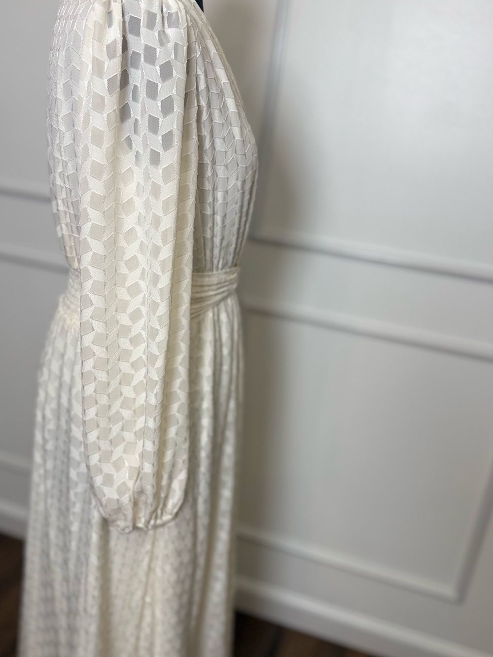 Shoshanna Emilie Dress Ivory Cream Ruffle Bridal Occasion size 2 - Picture 12 of 14